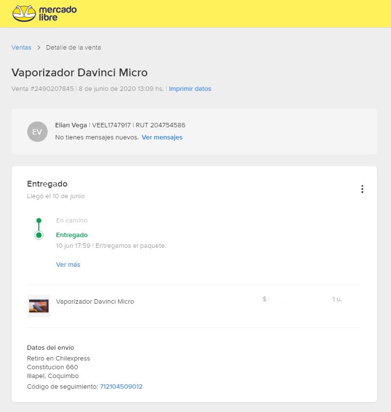 venta mercado libre